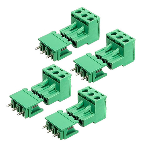 Mgsystem 4 Pares Terminales Kf-3p 3 Pines 300v 8a Terminal