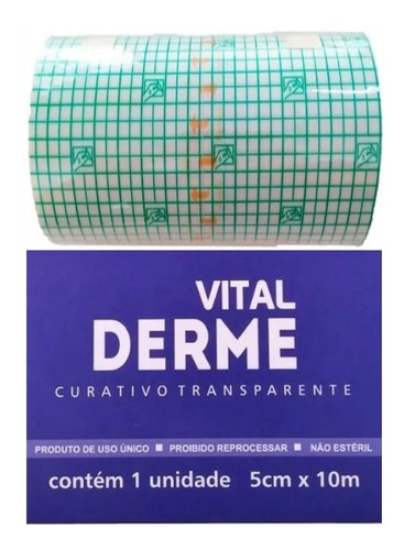 Curativo Filme Para Tatuagem Transp Vitalderm 5cm X 10metros Nome Do Desenho Filme Transparente