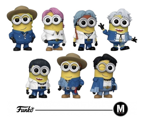 Funko Pop Bts Minom Pack Rm Jin Suga J Hope Jimin V Jun Kook