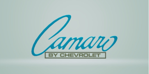 Camaro Logo 1967 Chevrolet- Figura Plastica