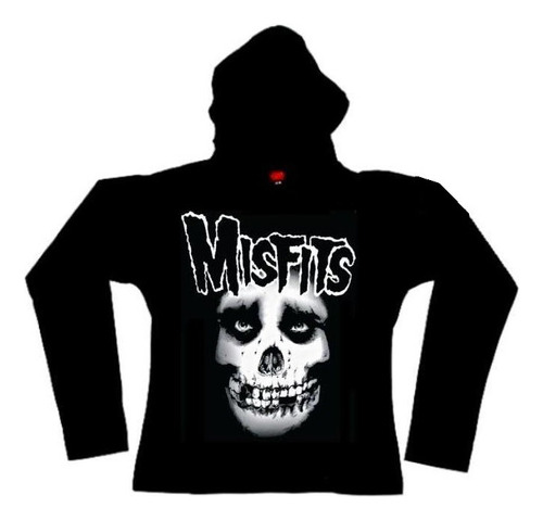 Misfits Clásico Polo Mujer Capucha Small [rockoutlet] Remate