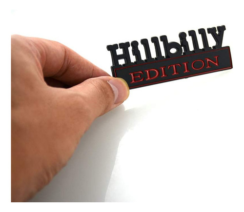 2pc Set Hillbilly Edition Emblem Emblem 3d Insignia De La De