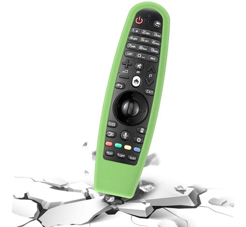 Funda Para Control LG Tpu Silicona Verde Luminoso