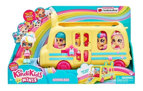 Kindi Kids Minis Autobus Escolar C/muñeca 50084 Srj