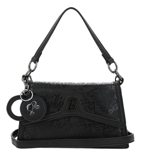 Bolso Baguette Barbie Gorett Patricya Negro Rosa Para Dama