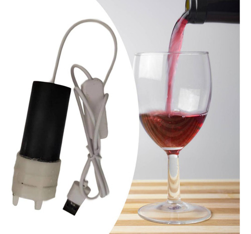 Bomba De Vino Eléctrica Usb, Tubo Suave, Juego De 2 Metros.