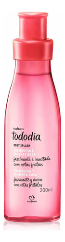 Body Splash Frambuesa Y Pimienta Rosa 200 Ml. Natura