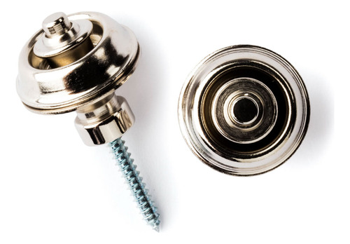Kit De Roldana Strap Lock Tradicional Níquel Sls1501n Dunlop