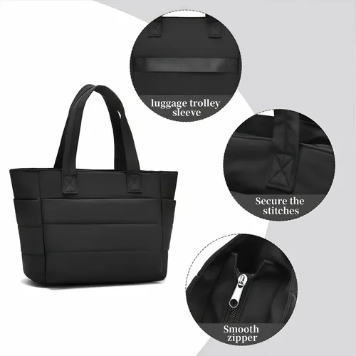 Bolso Tote Gran Capacidad Versátil Para Trabajo Y Viaje