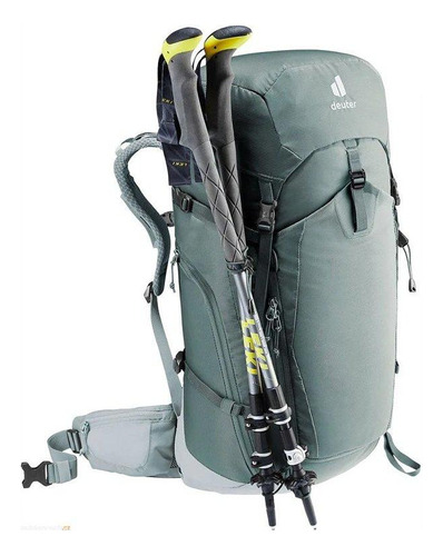 Mochila Ataque Trail Pro 34 Litros Sl Azul Petróleo - Deuter