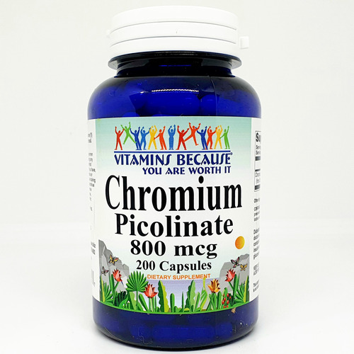 Chromium Picolinate 800mcg - 200 Uds Vitamins B