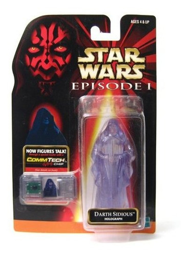 Star Wars Episodio 1 Figura De Acción De Darth Sidious Holog