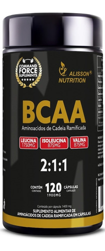 Bcaa 120 Tabs L-leucina, L-isoleucina E L-valina