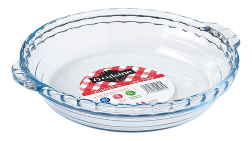 Tartera Redonda Asas 1,3 L Vidrio Horno Ocuisine Bakeware  M