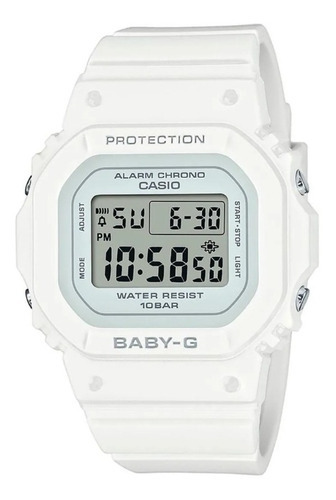 Reloj Casio Baby-g Bgd-565-7d Blanco Wr 100m Casiocentro Color Del Fondo Gris