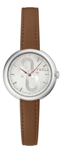 Reloj De Vestir Furla Watches (modelo: Wwl1), Marrón