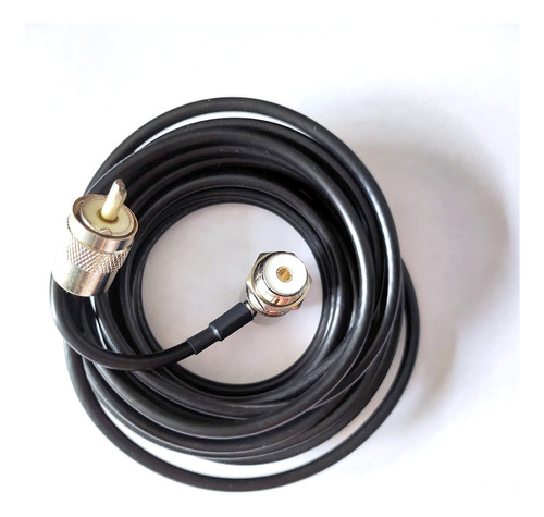 Cabo 5m Tipo Rg058 Conector Uhf Macho  Px E Vhf