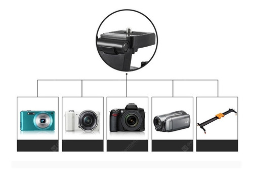 Tripie Soporte Celular Camara Base Universal Foto Video 360