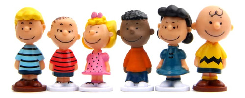 Figuras Snoopy Peanuts Pandilla Personajes Woodstock 12 Pzas