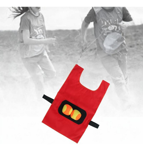 Juego De Balón Prisionero Con 2 Bolas Adhesivas Y Rojo