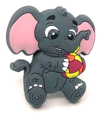 Tirador Infantil De Silicona Elefante