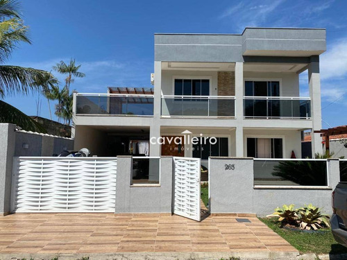 Imagem 1 de 30 de Casa Com 4 Dormitórios À Venda, 258 M² Por R$ 1.250.000,00 - Ponta Grossa - Maricá/rj - Ca4697