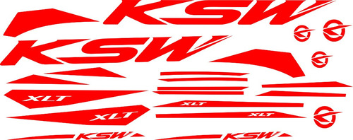 Adesivo Bike Ksw Xlt 