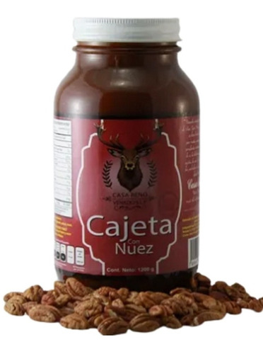 1 Cajeta Quemada Con Nuez, Casa Reno, Venado S.l.p.