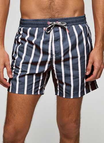 Pantaloneta Pepe Jeans Para Hombre Fritz Indigo Blue