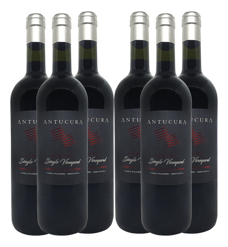 Vino Antucura Pukara Single Vineyard Cab. Sauvignon X 6 Uni.