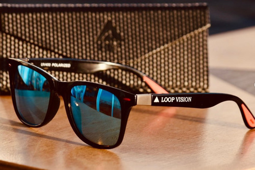 Anteojos De Sol Loop Vision Extreme Gafas Polarizadas Uv 400 Lente Azul