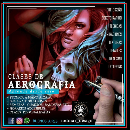 Aerografia Profesional- Clases Particulares O En Mi Lugar