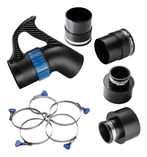 Herramienta Recolección Polvo Rockler, Cambio Rápido 6-10 Cm