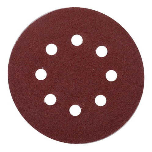 Imagen 2 de 3 de 50 Piezas Disco De Lijas Perforados 5 Velcro Granos 600