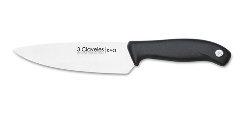 Cuchillo 3 Claveles De Cocina Pro Hoja Inox Largo 15 Cms Evo