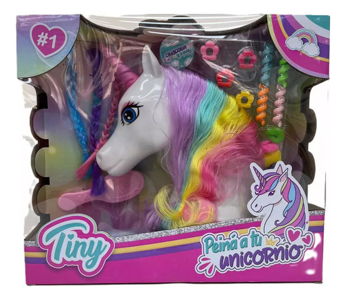 Tiny Cabeza Unicornio Peinados Trenzas Accesorios En Mca