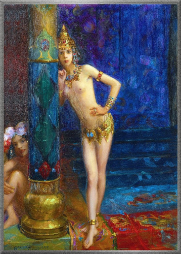 Cuadro Dos Bailarinas - Gaston Bussière - Año 1912