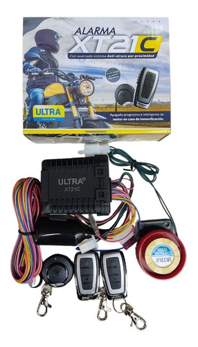 Alarma Ultra Xt21c Para Moto Con Anti Atraco Por Proximidad