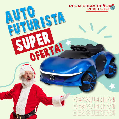 Pack 6 Autos A Batería Deportivo Bluetooth, Led, Con Música