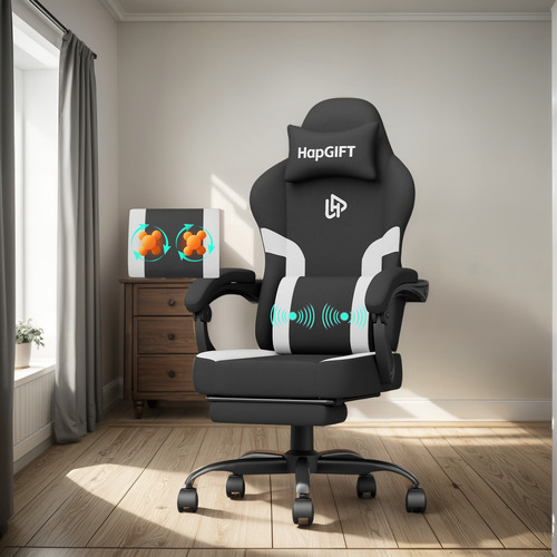 Silla Ergonómica De Computadora Con Soporte Lumbar Y Reposap