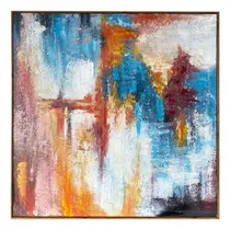 Comprar Cuadro Al Oleo Elements Marco De Madera 100 X 100 Cm