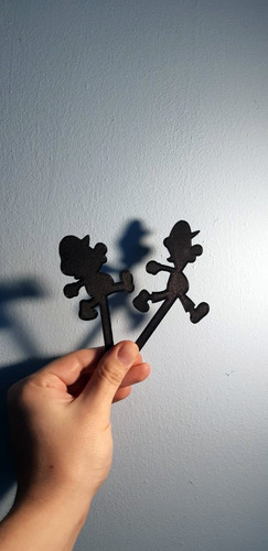 Cake Topper Adorno Torta - Mario & Luigi Bros