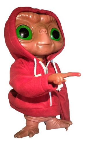 Muñeco E.t. El Extraterrestre Con Luz 30cm Excelente Calidad