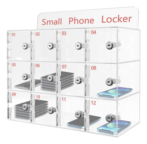 Locker Para Celulares De 12 Redes Para Aula De Oficina