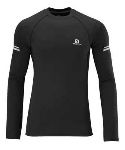 Remera Salomon Original Tecnica Hybrid Ls Hombre- Full Salas