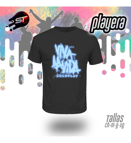 Playera Coldplay Viva La Vida Coldp-001