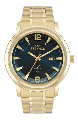 Relógio Masculino Technos Golf Dourado