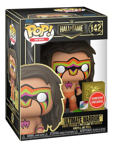 Funko Pop! Wwe Hall Of Fame Ultimate Warrior 142 Gamestop