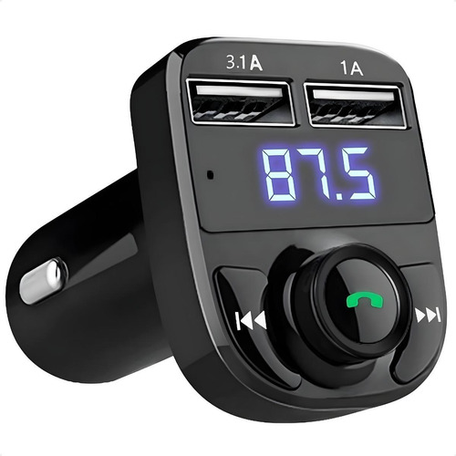 Adaptador Transmissor Fm Bluetooth Carro - Carregador 3.1a