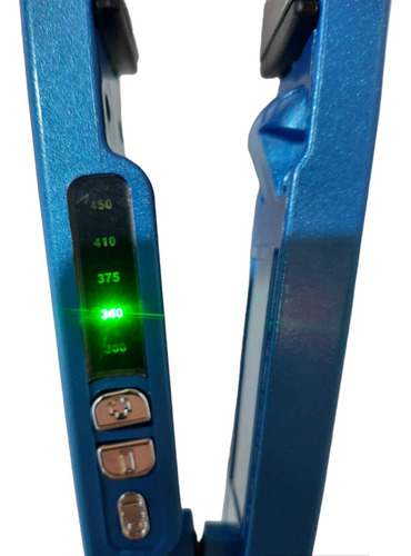 Plancha Profesional De Integranted Cerámic Heaters 450° Celeste